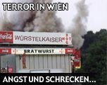 Würstelkaiser in Flammen ...