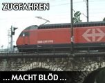 Zugfahren macht blöd!