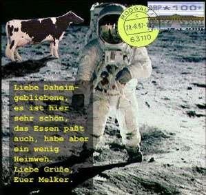 Schöne Grüße vom Mond!